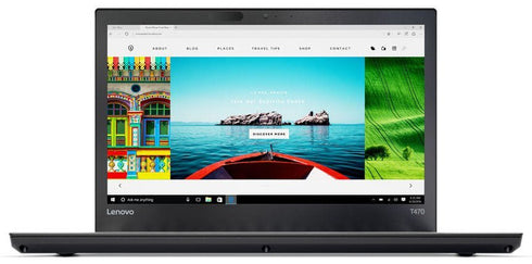 Laptops - Lenovo ThinkPad T470 i5-7300U 2.6GHz 256GB 8GB 14" 1920X1080 INBOARD