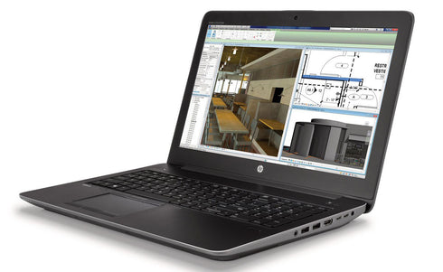 HP ZBOOK 15 G4 i7-7820HQ 2.9GHz 2000GB 32GB 15" 1920X1080 NVIDIA M2200